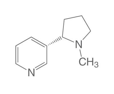 (-)-Nicotina, mínimo 99 %, para bioquímica, 10 g, envase de vidrio