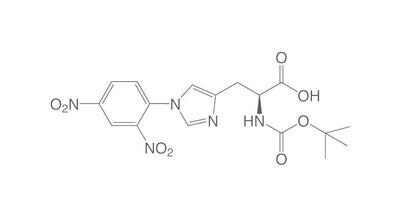 Boc-L-istidina-(Dnp), PEPTIPURE®, minimo 97,5%, per biochimica, 1 g, confezione in vetro