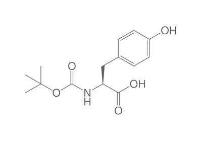 Boc-L-Tyrosine, PEPTIPURE®, min. 98%, for biochemistry, 5 g, glass packaging