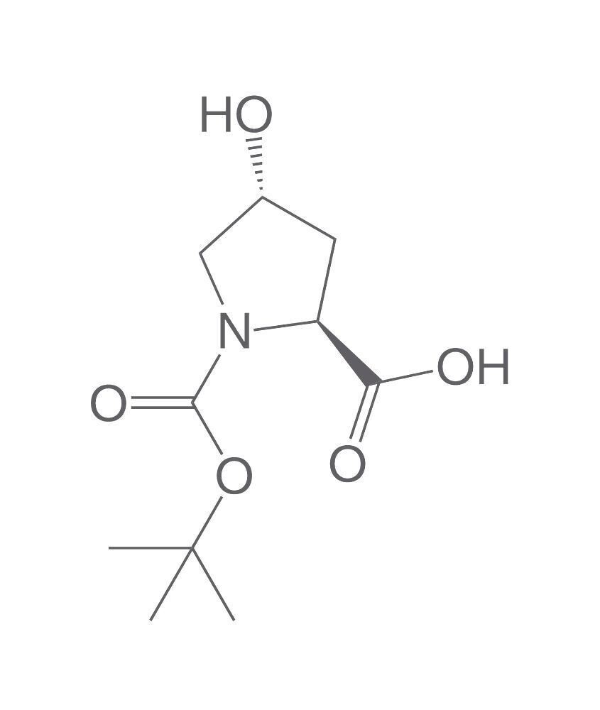 Boc-L-Hydroxyproline, PEPTIPURE®, min. 98%, for biochemistry, 25 g, glass packaging