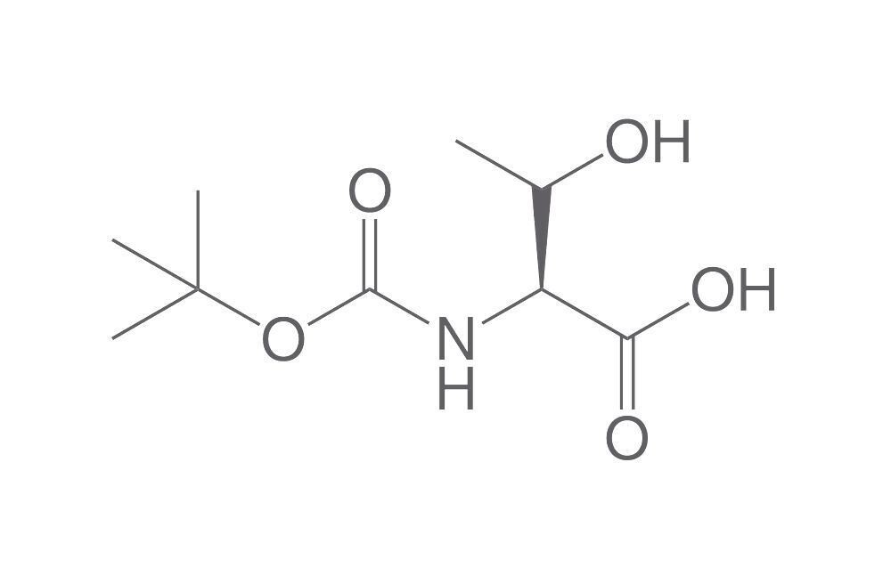 Boc-L-Threonine, PEPTIPURE®, min. 98%, for biochemistry, 5 g, glass packaging