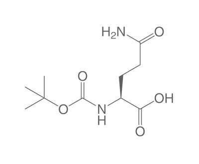 Boc-L-Glutamine, PEPTIPURE®, min. 97%, for biochemistry, 100 g, glass packaging