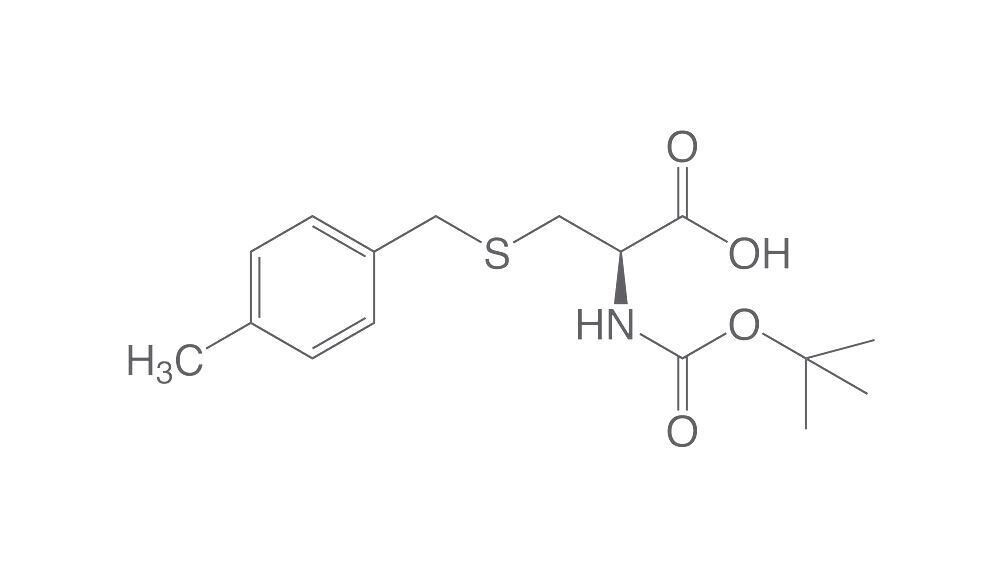 Boc-L-Cystéine-(4-Mbzl), PEPTIPURE®, min 98,5 %, pour la biochimie, 25 g, emballage plastique.