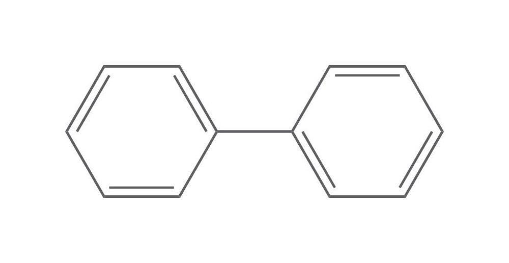 Biphenyl, min. 99%, for synthesis, 250 g, plastic packaging.