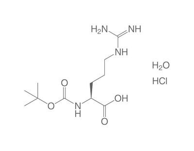 Boc-L-arginine hydrochloride monohydrate, 100 g, &gt;=98%, for biochemistry, glass packaging