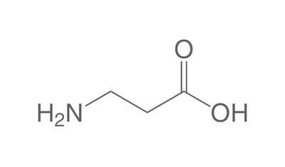 Beta-Alanine, min. 99%, for biochemistry, 50 g, plastic packaging.