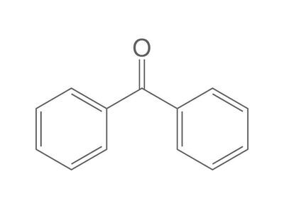 Benzofenone, min 99%, per sintesi, 250 g, confezione in plastica.
