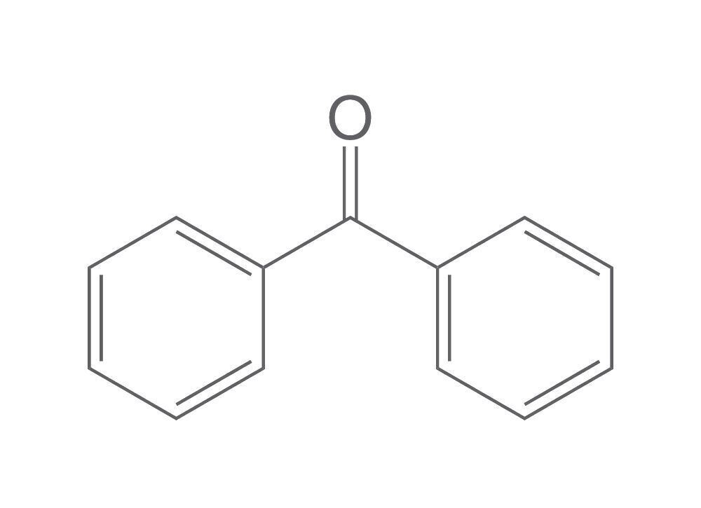 Benzophenone, min. 99%, for synthesis, 1 kg, plastic packaging.