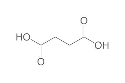 Succinic acid, min. 99%, pa, ACS, 1 kg, plastic packaging.