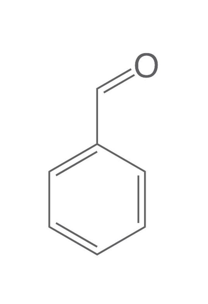 Benzaldehyde, min. 99.5%, for synthesis, 100 ml, glass packaging