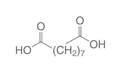 Acide azélaïque, min 80 %, 25 g, emballage plastique.