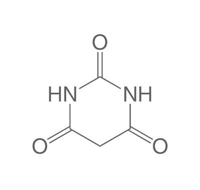 Acide barbiturique, min 99 %, ultra pur, 100 g, emballage plastique.