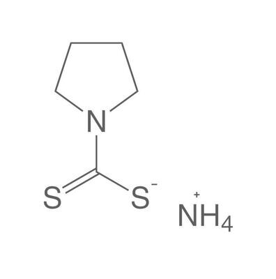 Ammonium pyrrolidinedithiocarbamate, min. 98%, pa, 10 g, plastic packaging.