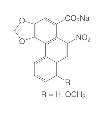 Acido aristolochico sale sodico (I e II), ROTICHROM® CHR, 500 mg, confezione in vetro