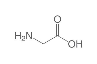 Glycine, min. 99%, for synthesis, 5 kg, plastic packaging.