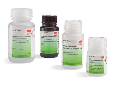 Ammonium tetraborate tetrahydrate, ROTI®METIC 99.999% (5N), 25 g, plastic packaging.