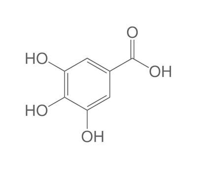 Gallic acid, min. 98%, pa, ACS, anhydrous, 250 g, glass packaging