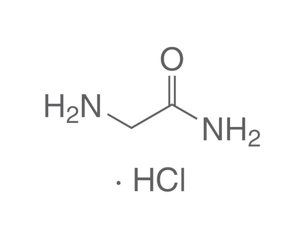 Glycinamide hydrochloride, min. 95%, for biochemistry, 10 g, plastic packaging.