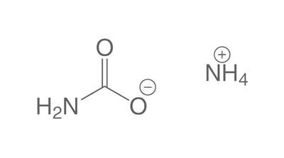 Ammonium carbamate, min. 98%, pa, 500 g, plastic packaging.