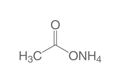 Ammonium acetate, min. 96%, extra pure, 2.5 kg, plastic packaging.