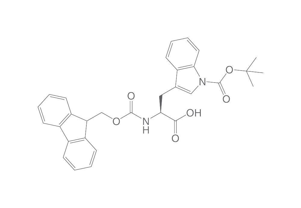 Fmoc-L-Tryptophan-(Boc), PEPTIPURE®, min. 97%, for biochemistry, 100 g, glass packaging