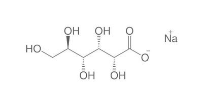 Gluconic acid sodium salt, min. 99%, for synthesis, 2.5 kg, plastic packaging.