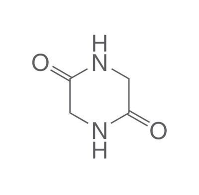Glycine anhydride, pure, 25 g, plastic packaging.