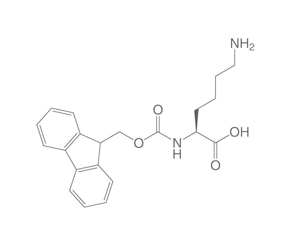Fmoc-L-Lysine, PEPTIPURE®, min. 98%, for biochemistry, 5 g, glass packaging