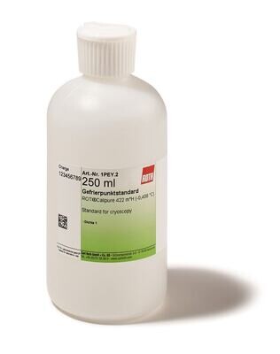 Freezing point standard, 000 (0.000 °C), 250 ml, plastic packaging.