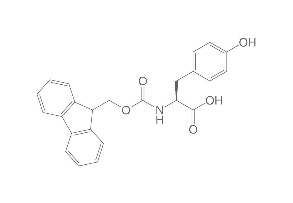 Fmoc-L-Tyrosine, PEPTIPURE®, min. 98%, for biochemistry, 1 g, glass packaging
