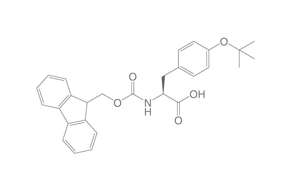 Fmoc-L-Tyrosine-(tBu), PEPTIPURE®, mínimo 99 %, para bioquímica, 25 g, envase de vidrio