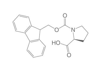Fmoc-L-Proline Monohidrato, PEPTIPURE®, mínimo 99 %, para bioquímica, 10 g, envase de vidrio