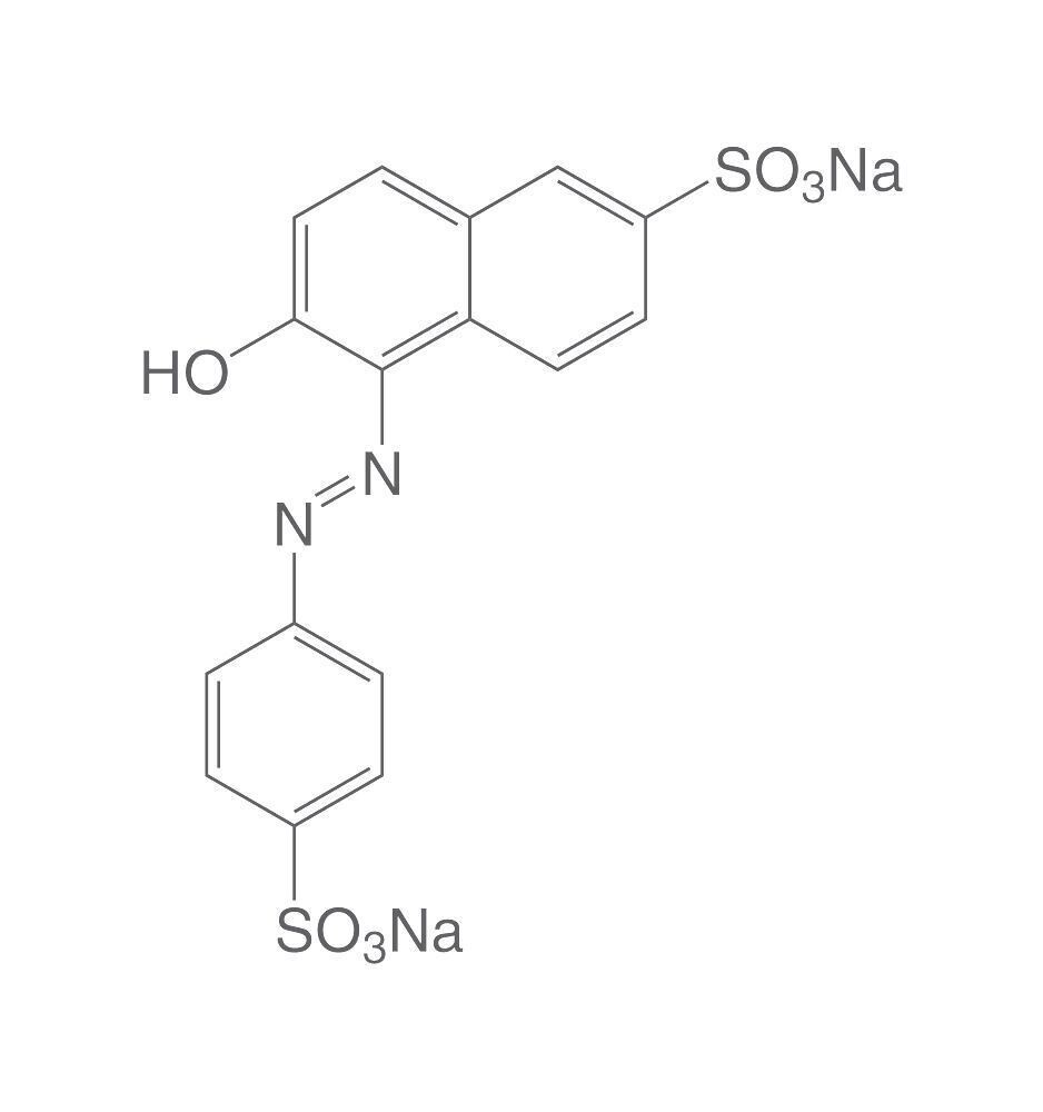 Yellow Orange (CI 15985), purest, 25 g, glass packaging
