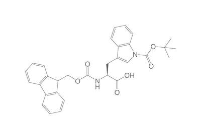Fmoc-L-Tryptophane-(Boc), PEPTIPURE®, min 97%, pour biochimie, 25 g, emballage verre