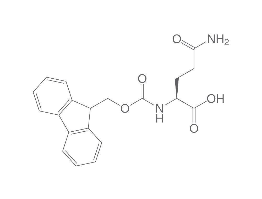 Fmoc-L-Glutamine, PEPTIPURE®, min. 98%, for biochemistry, 5 g, glass packaging