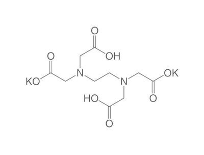 Ácido etilendiaminotetraacético, sal dipotásica, mínimo 99 %, pa, 5 kg, envase de plástico.