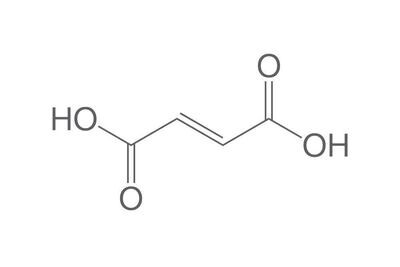 Acido fumarico, minimo 99,5%, per biochimica, 10 kg, confezione in plastica.