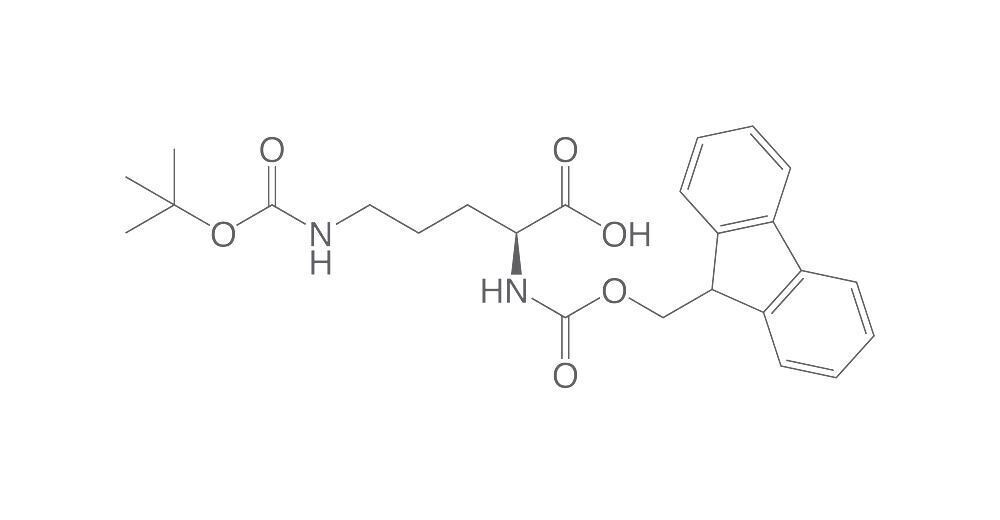Fmoc-L-Ornithine-(Boc), PEPTIPURE®, min. 98%, for biochemistry, 5 g, plastic packaging.