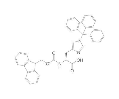 Fmoc-L-istidina-(tritile), PEPTIPURE®, minimo 97%, per biochimica, 5 g, confezione in vetro