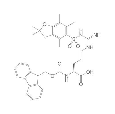 Fmoc-L-Arginin-(Pbf), PEPTIPURE®, min. 85 %, für die Biochemie, 5 g, Glasverpackung