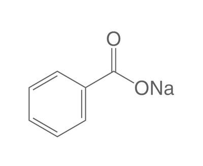 Benzoic acid sodium salt, min. 99%, Ph.Eur., 1 kg, plastic packaging.
