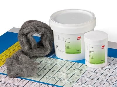 Laine de fer, 97%, 250 g, emballage plastique.