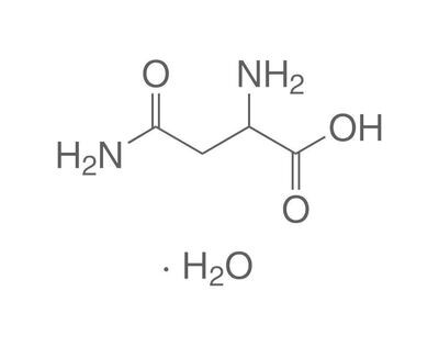 DL-asparagine monohydrate, min. 98%, for biochemistry, 250 g, plastic packaging.