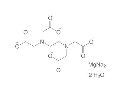 Sel disodique de magnésium EDTA x H2O, min 90%, pour la synthèse, 500 g, emballage plastique.