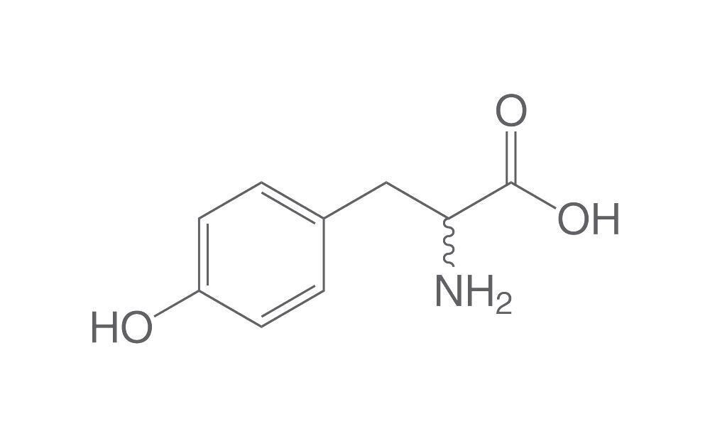 DL-Tyrosine, min. 98.5%, for biochemistry, 250 g, plastic packaging.