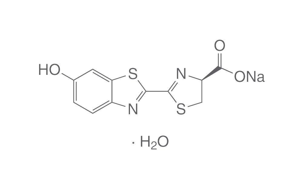 D-luciferin sodium salt, min 99%, for biochemistry, 25 mg, glass packaging
