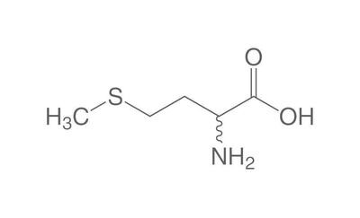 DL-Méthionine, min.99%, pour la biochimie, 1 kg, emballage plastique.