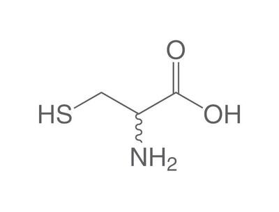 DL-Cysteine, min. 98%, for biochemistry, 5 g, plastic packaging.