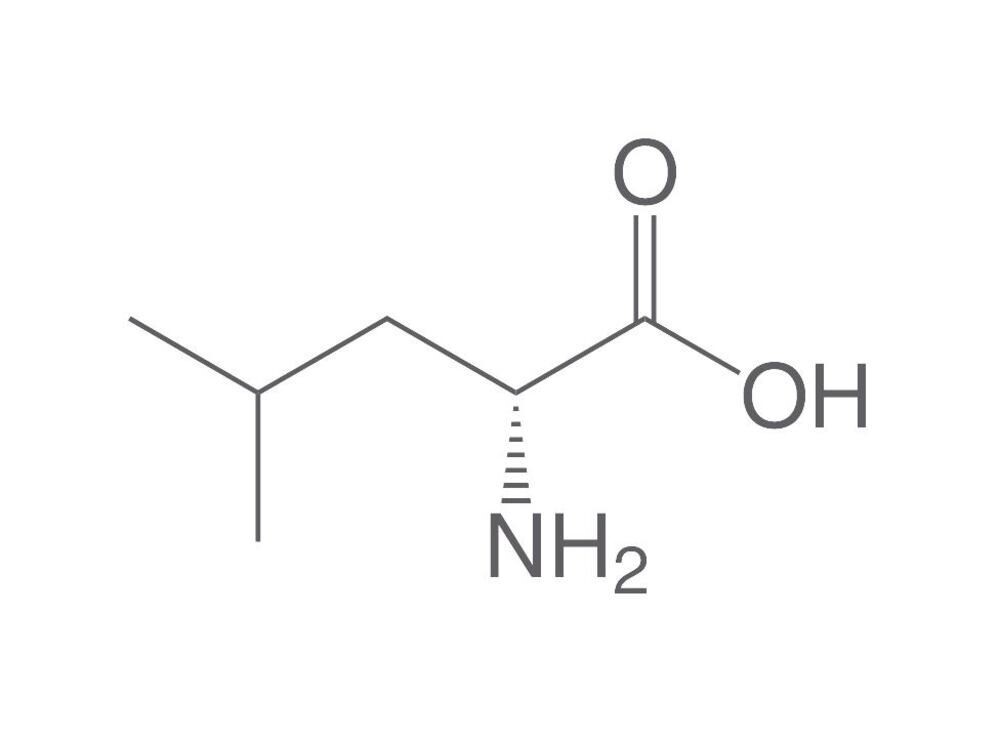 D-Leucine, min. 99%, for biochemistry, 5 g, plastic packaging.
