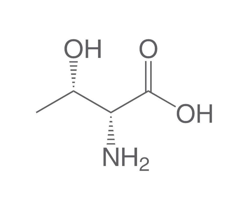 D-Threonine, min. 98.5%, for biochemistry, 25 g, plastic packaging.
